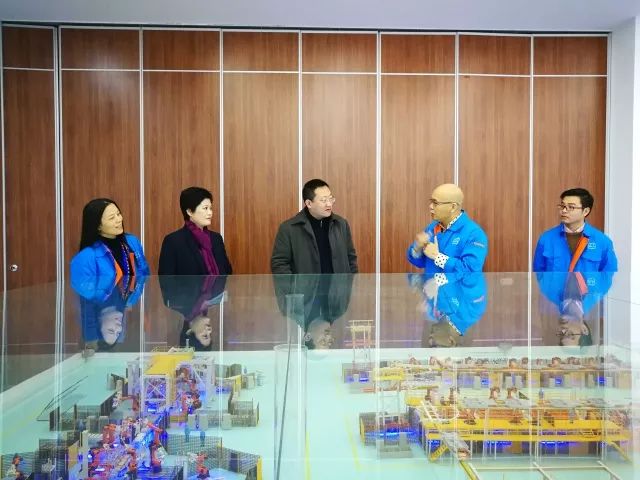Jiading district leaders visited and investigated key enterprises in Waigang town